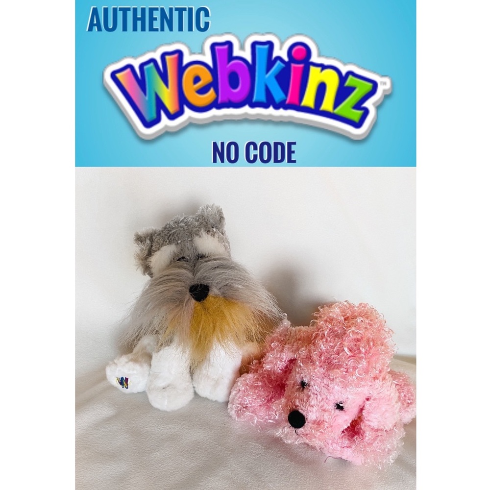 Webkinz Dog Bundle 🐶🐩 Plushie No Code